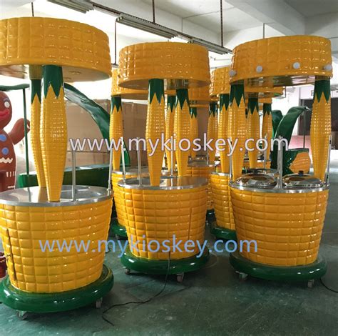 China mobile snack food sweet corn cart for sale