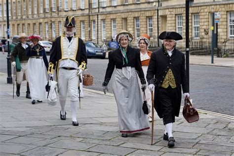 People Wear Traditional English Period Costume Editorial Stock Photo - Image of folklore ...