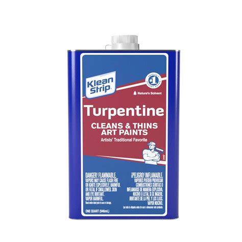 Klean-Strip 1 qt. Turpentine-QGT69 - The Home Depot