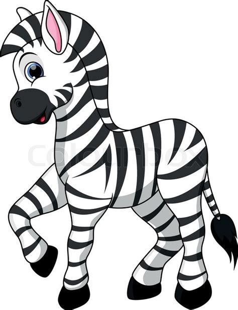 Zebra-cartoon | Stock-Vektor | Colourbox