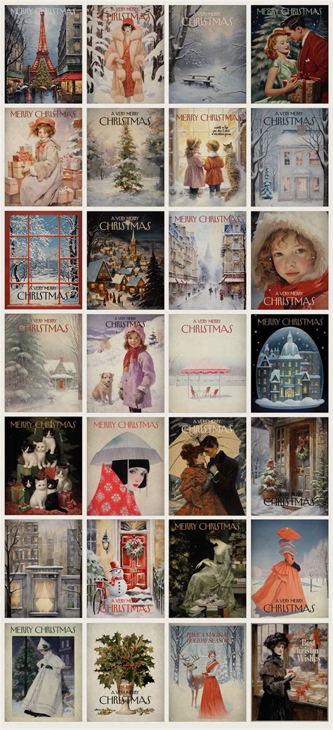 Vintage Christmas Posters - Design Cuts