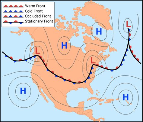 LABORATORY 4: MID-LATITUDE CYCLONES, WEATHER MAPS, AND FORECASTING ...