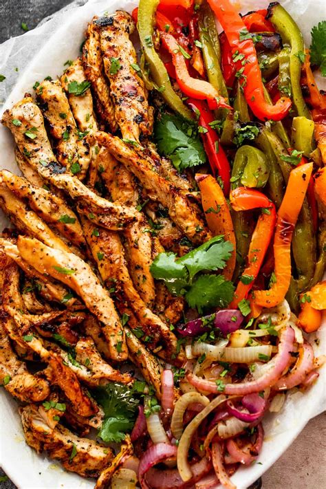 Simple Grilled Chicken Fajitas | Easy Weeknight Recipes