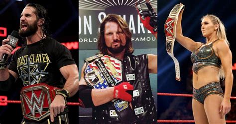 AJ Styles & 9 Last Grand Slam Champions In WWE