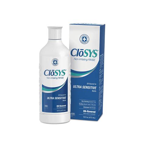 cloSYS Ultra Sensitive Oral Rinse with Flavour Control Dropper 473ml ...