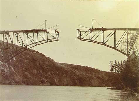 Victoria Bridge under construction; 1103 - Cambridge Museum on NZMuseums