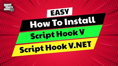 How to Install Script Hook V and Script Hook V Dot Net in GTA 5 PC - YouTube