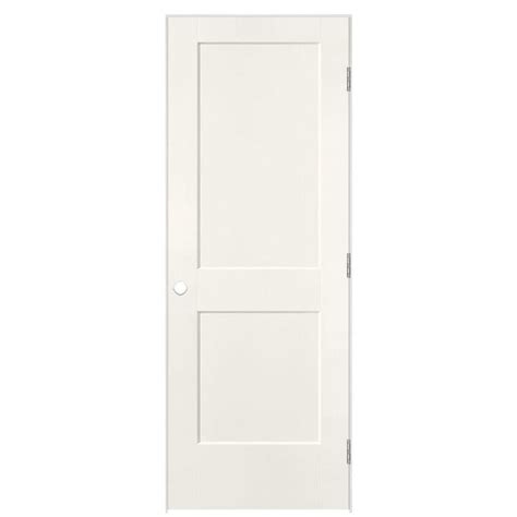 Masonite Logan White Molded Composite Interior Door with Hardware ...