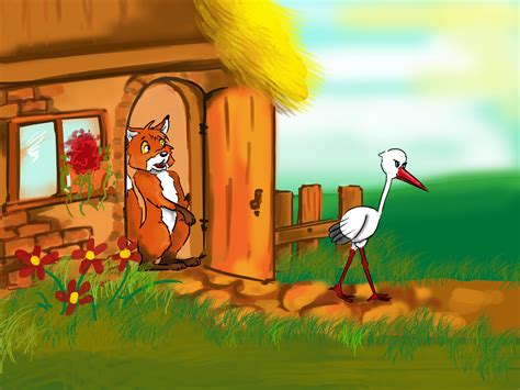 The Fox and the Stork - Children Story by Tales with GiGi