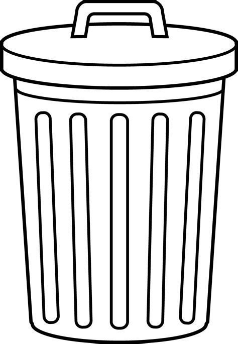 Outline clipart bin, Outline bin Transparent FREE for download on ...