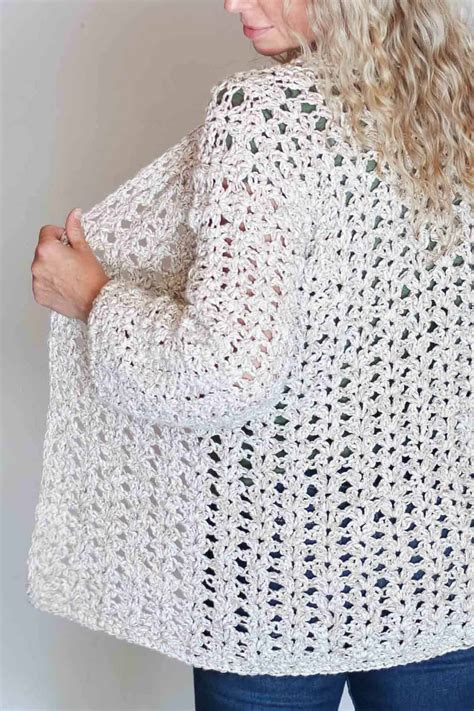 Simple Crochet Jacket - Free Pattern » Make & Do Crew