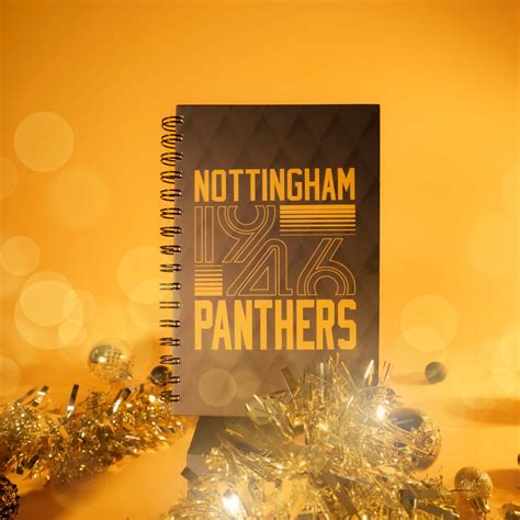 A5 Crop Block Logo Notebook – Nottingham Panthers