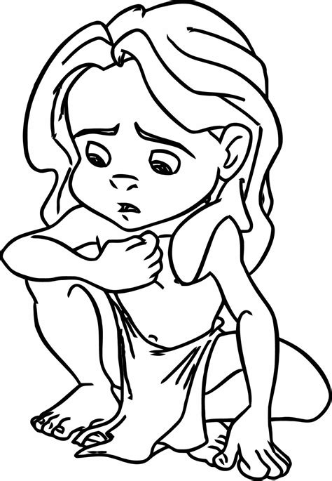 Young Tarzan Coloring Pages