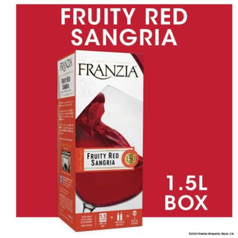 Franzia House Favorites Fruity Red Sangria California Wine, 1.5 l - Fry’s Food Stores