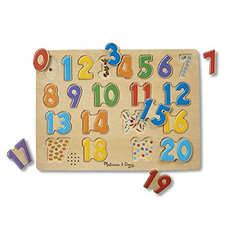 Best Wooden Number Puzzle 1-10 For Toddlers | Learn Numbers With Fun ...