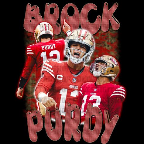 Brock Purdy Png, Brock Purdy T-shirt PNG, Brock Purdy Shirt, Vintage ...