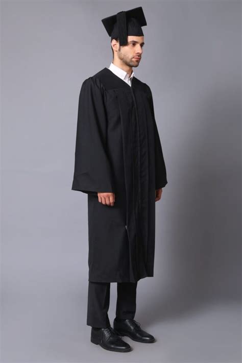 Black Cap and Gown Excellence: Complete Graduation Set - Graduation ...