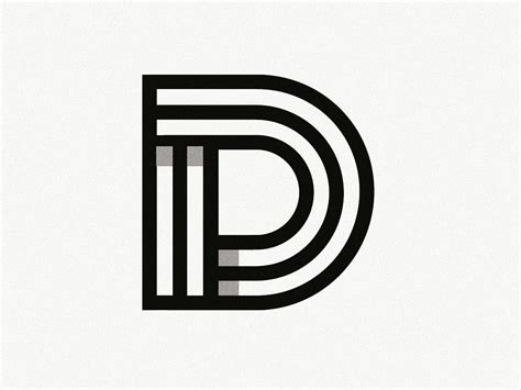 Black D Logo Design