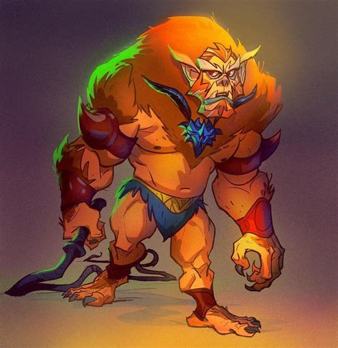 Beast Man - MOTU | Old school cartoons, Masters of the universe, Cartoon art