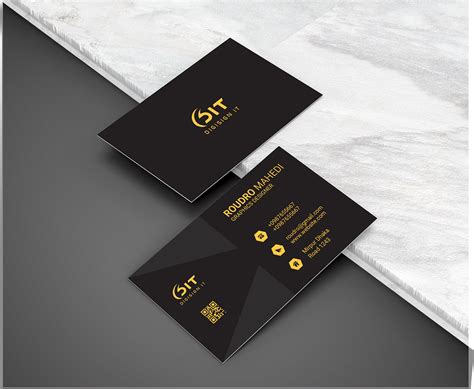 Black & Gold Premium Business Card Design :: Behance