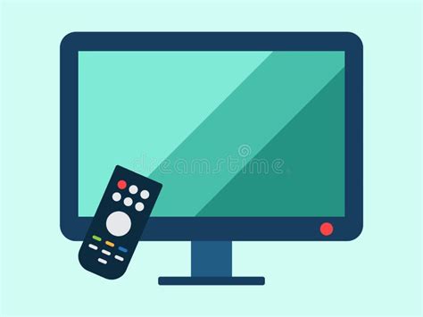 Smart Tv Flat Clipart Vector Illustration Stock Vector - Illustration ...