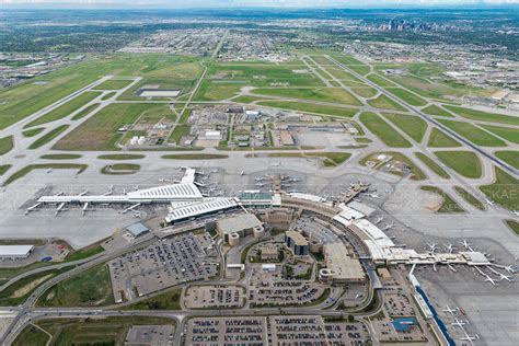 Aerial Photo | Calgary International Airport Terminal