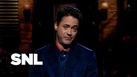 Robert Downey Jr. Monologue - Saturday Night Live - YouTube