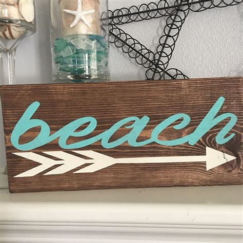 Rustic Wood Sign Beach Wood Sign Customizable Wood Sign | Etsy