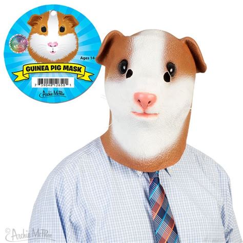 A Realistic-Looking Latex Guinea Pig Mask by Archie McPhee