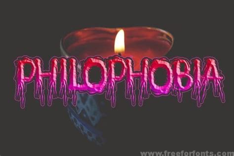 Philophobia font - fontforlife.com