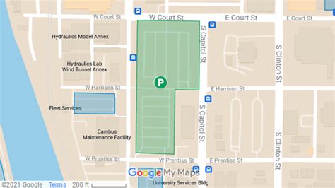 Recreation Center Lot | Parking and Transportation - The University of Iowa