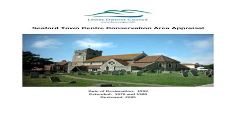 (PDF) Seaford Town Centre Conservation Area Appraisal...Seaford Town ...