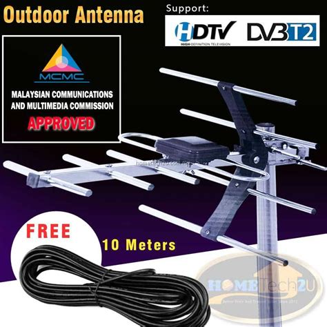 HD Digital Outdoor TV Antenna For DVBT2 MYTV HDTV