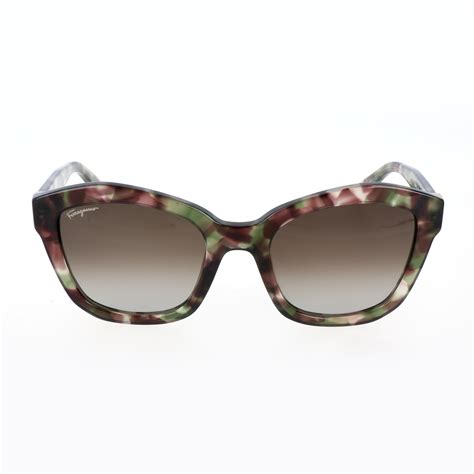 Women's SF861S Sunglasses // Military Havana - Salvatore Ferragamo - Touch of Modern