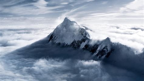 #everest #mountain #cloud #peak mount everest #snowy #4K #wallpaper #hdwallpaper #desktop | Top ...