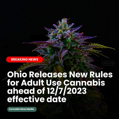 Ohio Rules for Adult use Cannabis