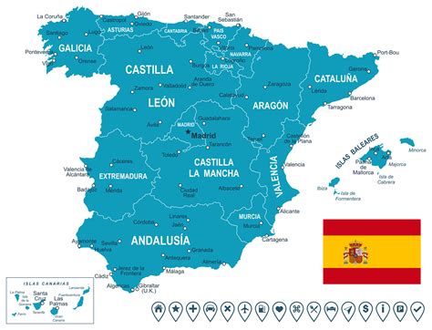 Spanish Regions Map