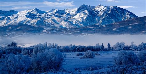 Winter In Ogden Valley In The Wasatch Mountains Of Northern Utah by Utah Images