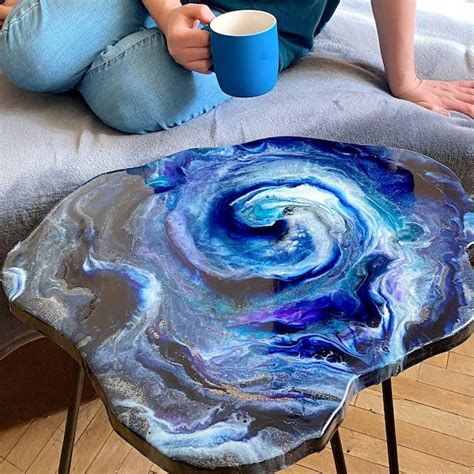 Blue Coffee Table - Etsy