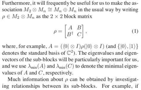 Density Matrix Formalism