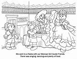 Glorious Mexican Fiesta Coloring Page  Kids Play Color sketch template