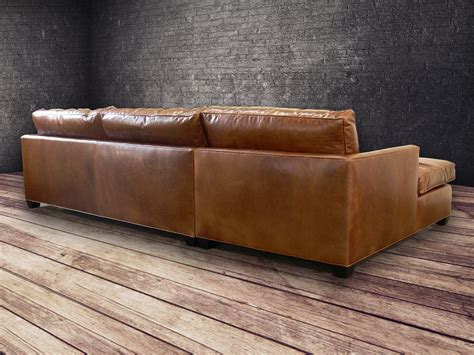 Top Grain Leather Sectional Sofa | Baci Living Room