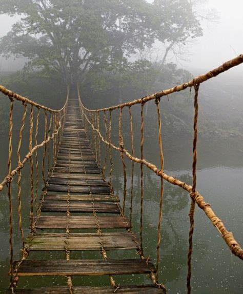 rickety wooden bridge - where does it lead? (With images) | Old bridges, Pictures, Places