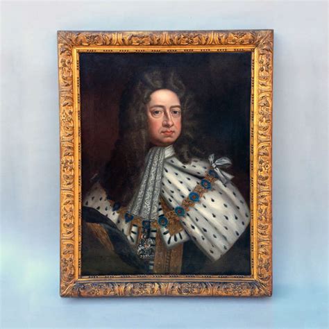 Portrait of George I - Studio of Sir Godfrey Kneller at 1stDibs