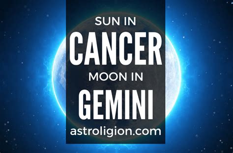 Cancer Sun Gemini Moon Personality | astroligion.com