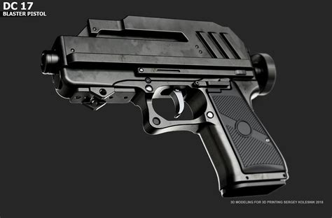 DC17 Blaster Pistol by ksn-art on DeviantArt