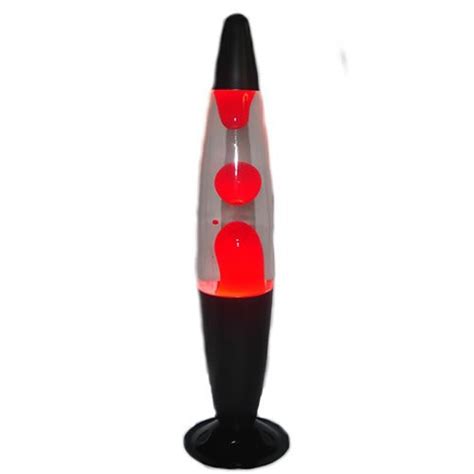 Lava Lamp Black Base - Red Lava And Clear Fluid #212 #LavaLamp | Lamp, Lava lamp, Black lamps