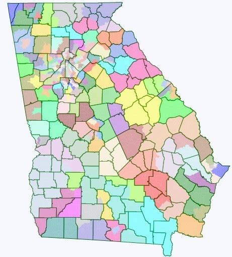 Georgia Senate Map : Georgia State Senate District Map : Georgia voters returned to the polls to ...