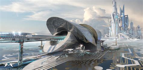 Utopia Hub, Mitchell Stuart | Futuristic architecture, Futuristic city, Futuristic city utopia