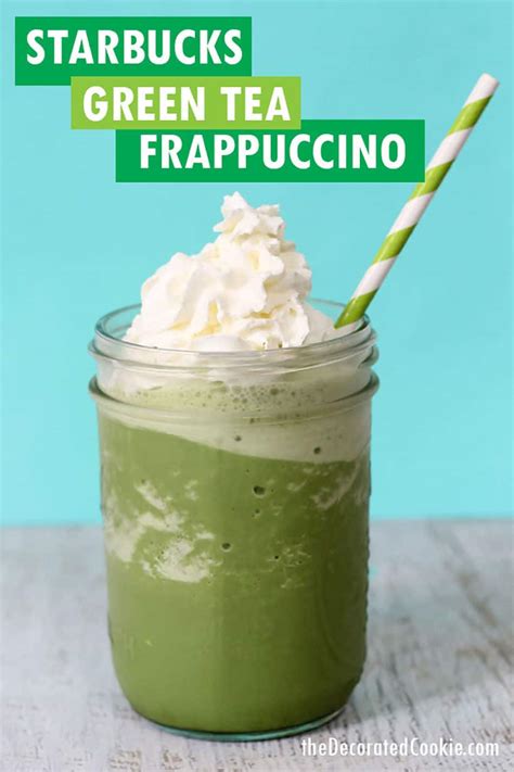 healthier copycat of the Starbucks Green Tea Frappuccino